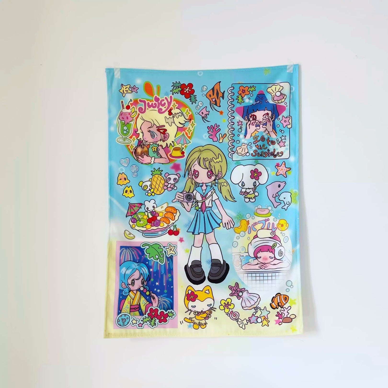 SUNONEBIRD X GLACIER - GO TO THE SEASIDE TAPESTRY