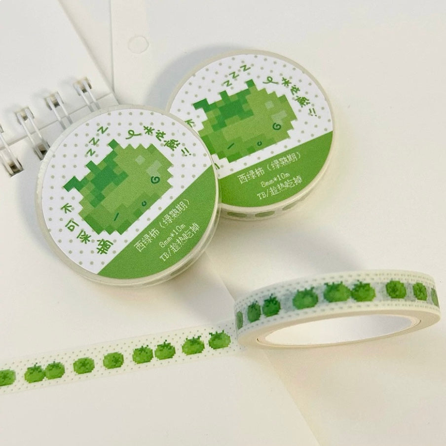 EAT HOT - CUTE PIXEL SERIES STICKER ROLL