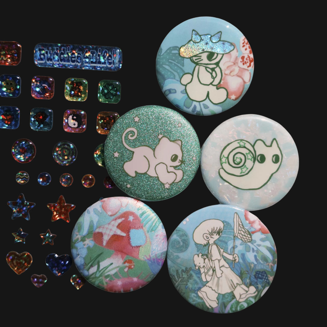 CONGMING X MIZUKI - WALK WITH ME BADGE SET