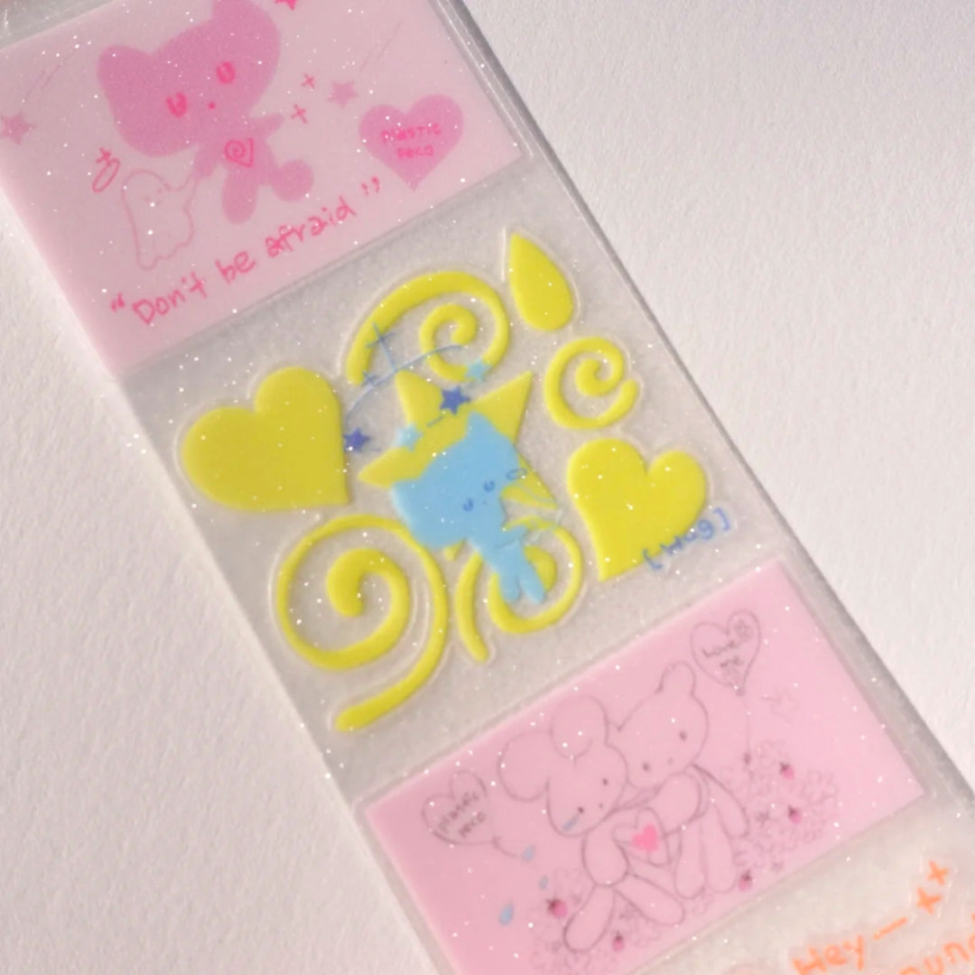Plastic Peco - Love Words Sticker Sheet