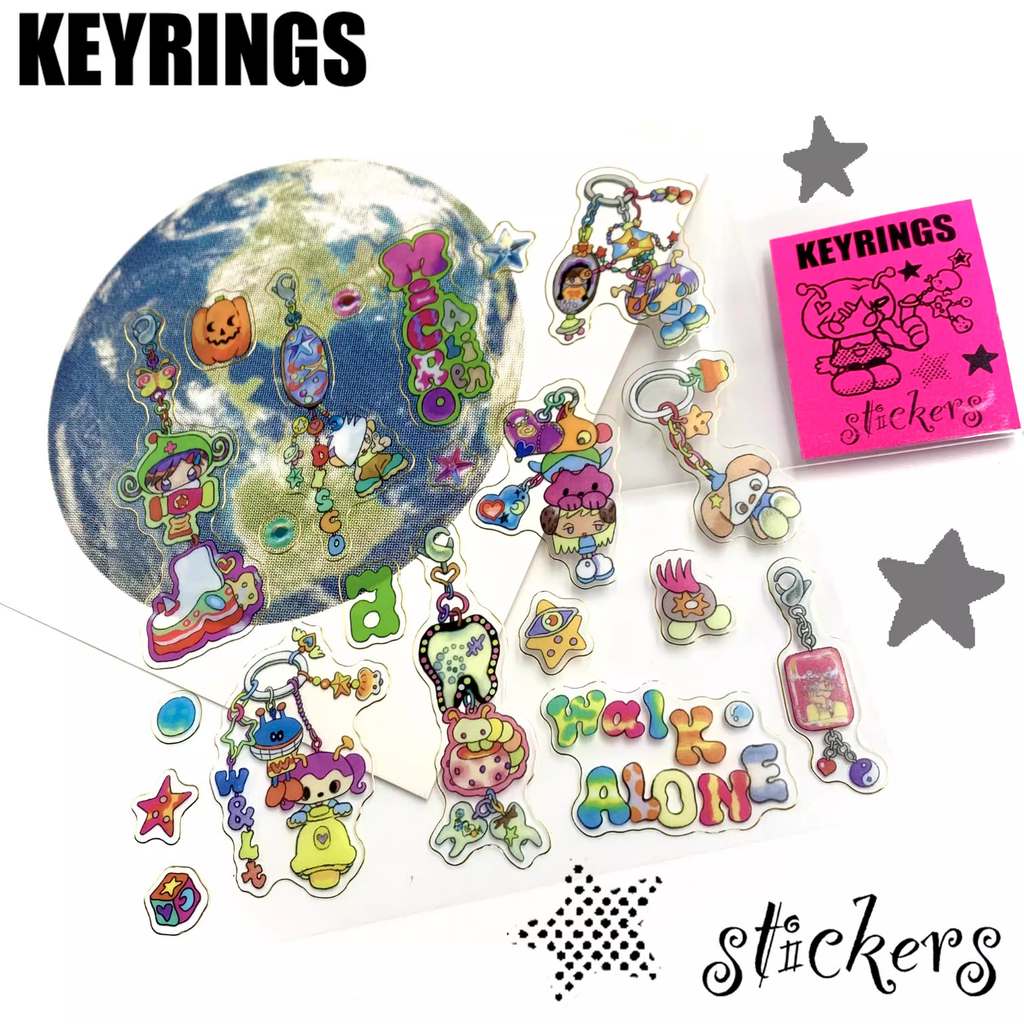 Oliwa - Keyrings Sticker Sheet