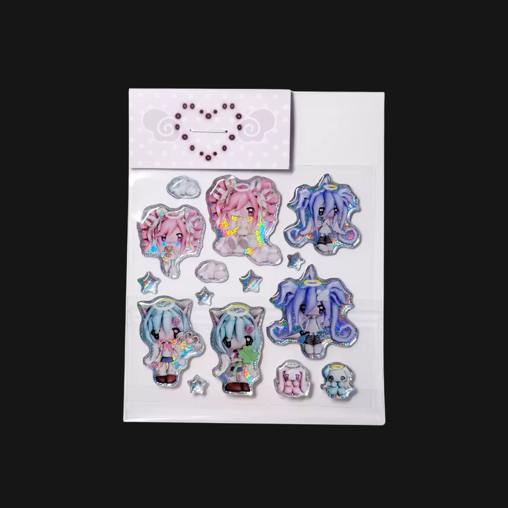CARAMEL RAIN - 3D FIGURES STICKER SHEET