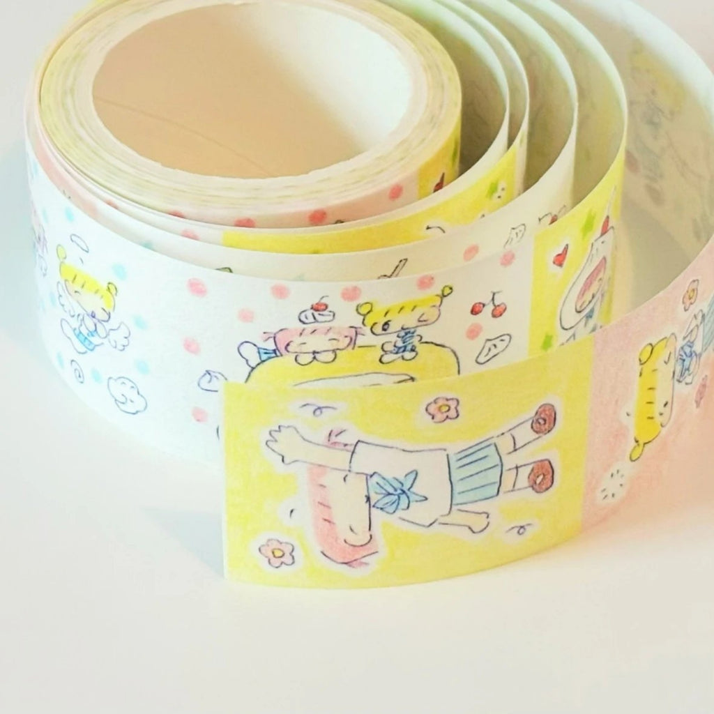 LITTLE PERSON - SUMMER FRUIT CAKE STICKER ROLL