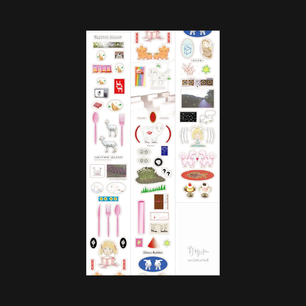 WILCOCONUT - EXPIRED DINNER STICKER ROLL