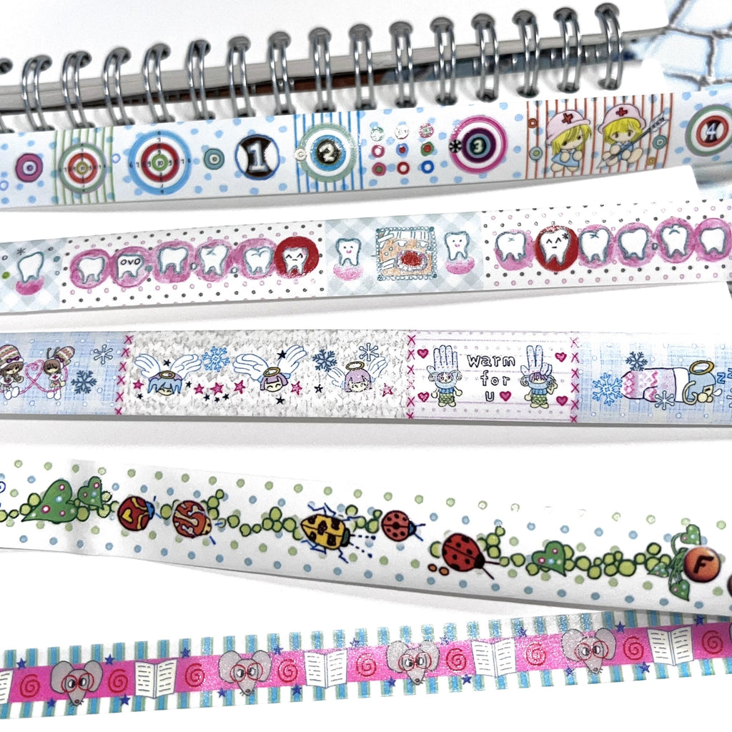 OOOCTOPUS X ACCIO - VINTAGE POLKA DOTS STICKER ROLLS