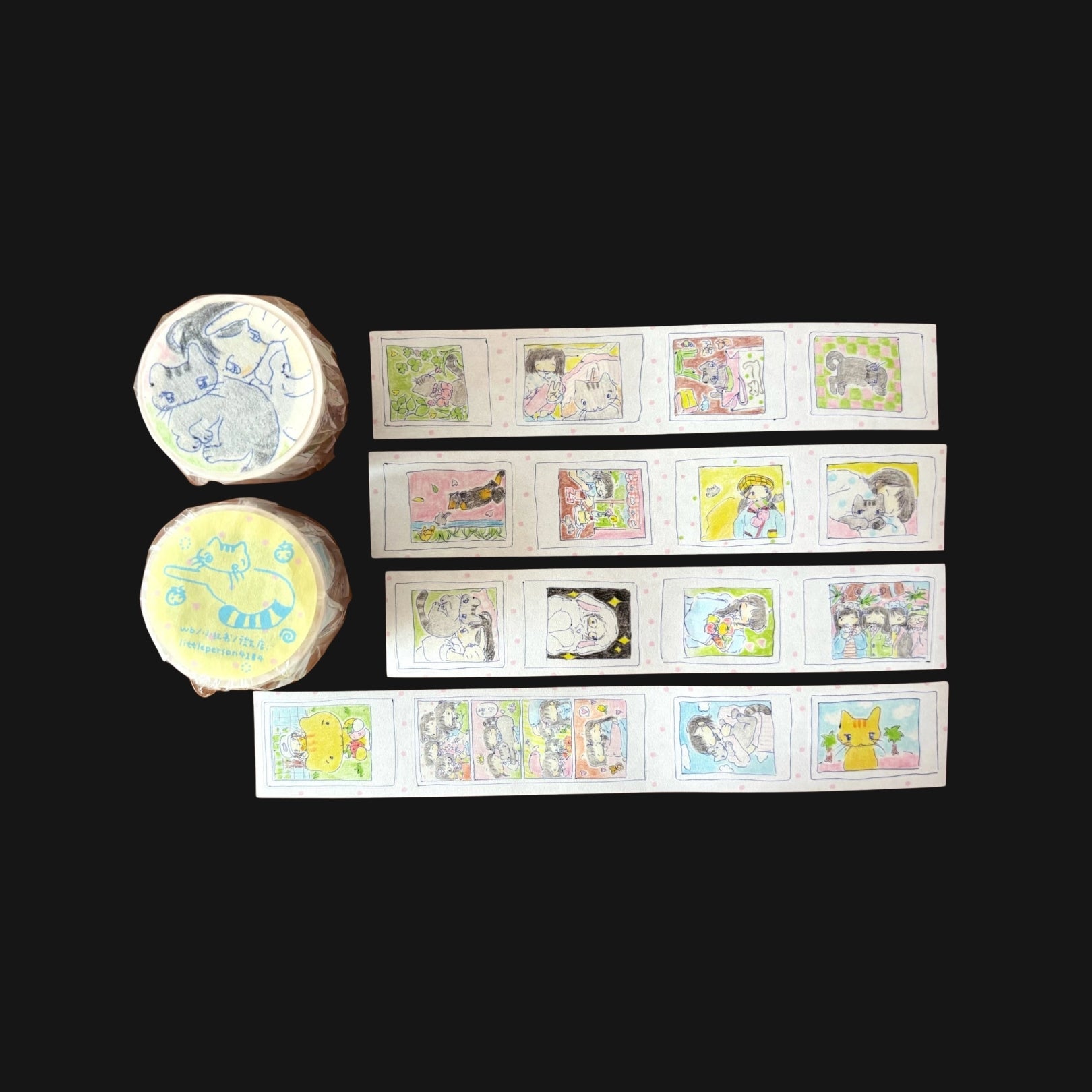 LITTLE PERSON - POLAROID STICKER ROLL