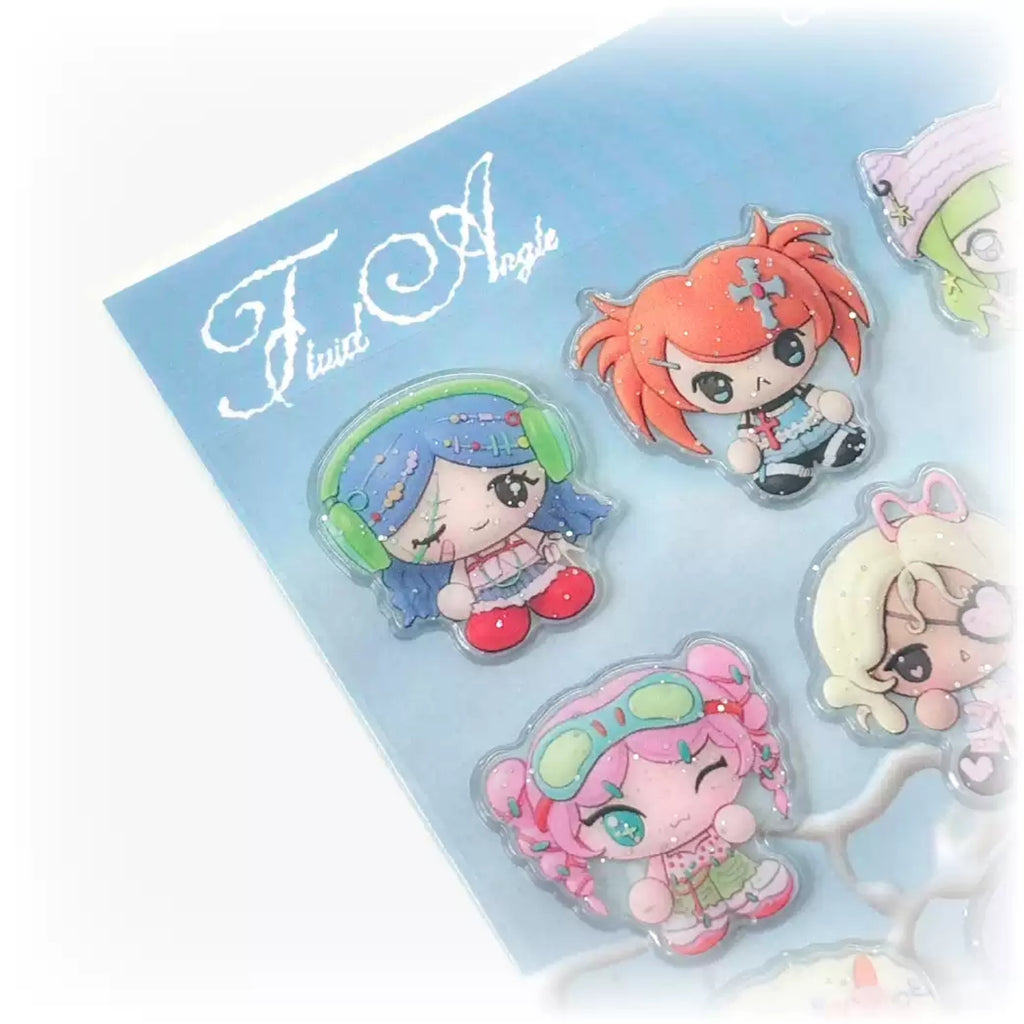COCO TOOTH - RUSTY ANGEL PUFFY STICKER SHEET
