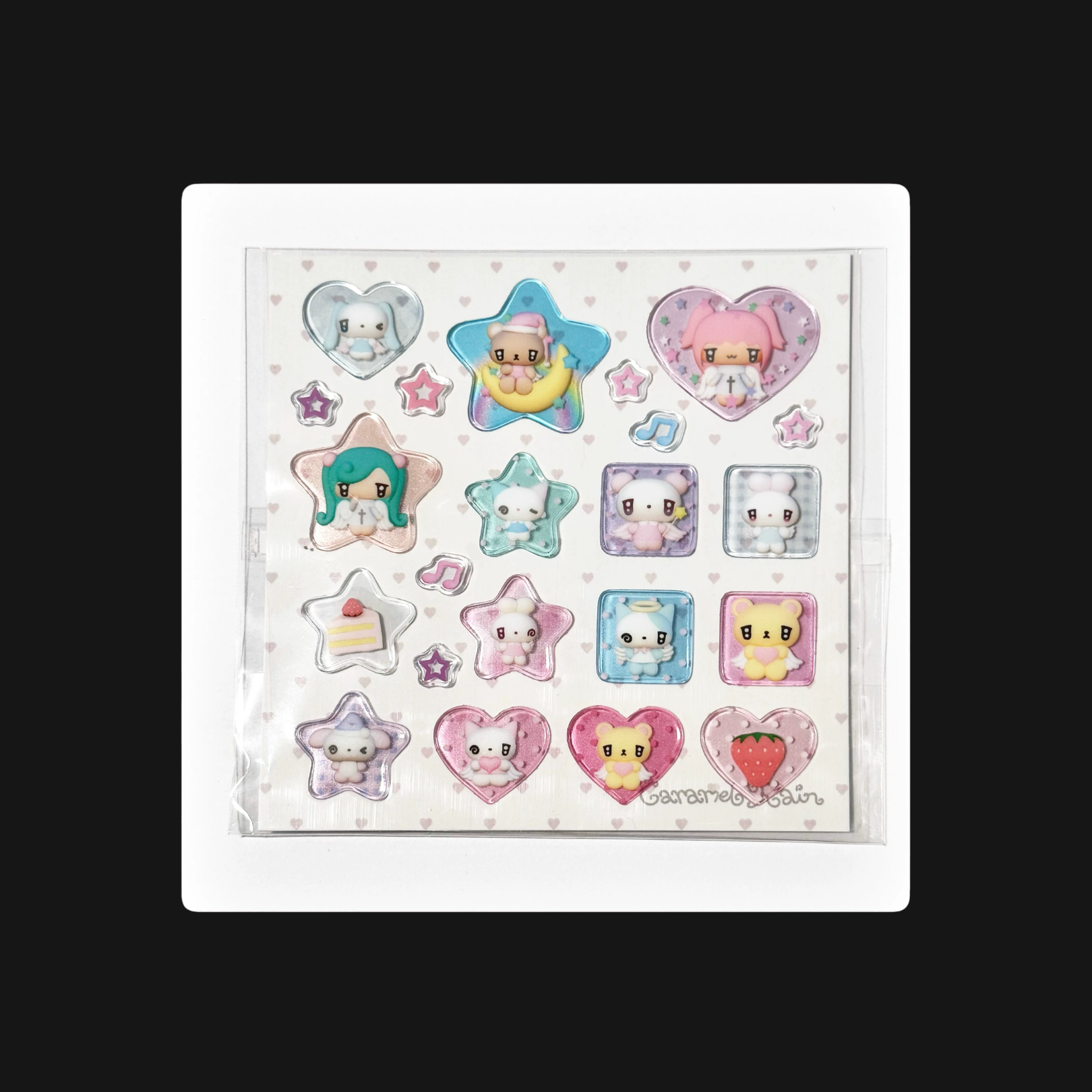 CARAMEL RAIN - ANGEL BABY STICKER SHEET