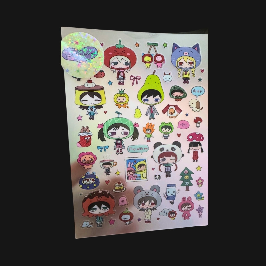 ELEVATOR TO HELL - PLAY WITH ME STICKER SHEET