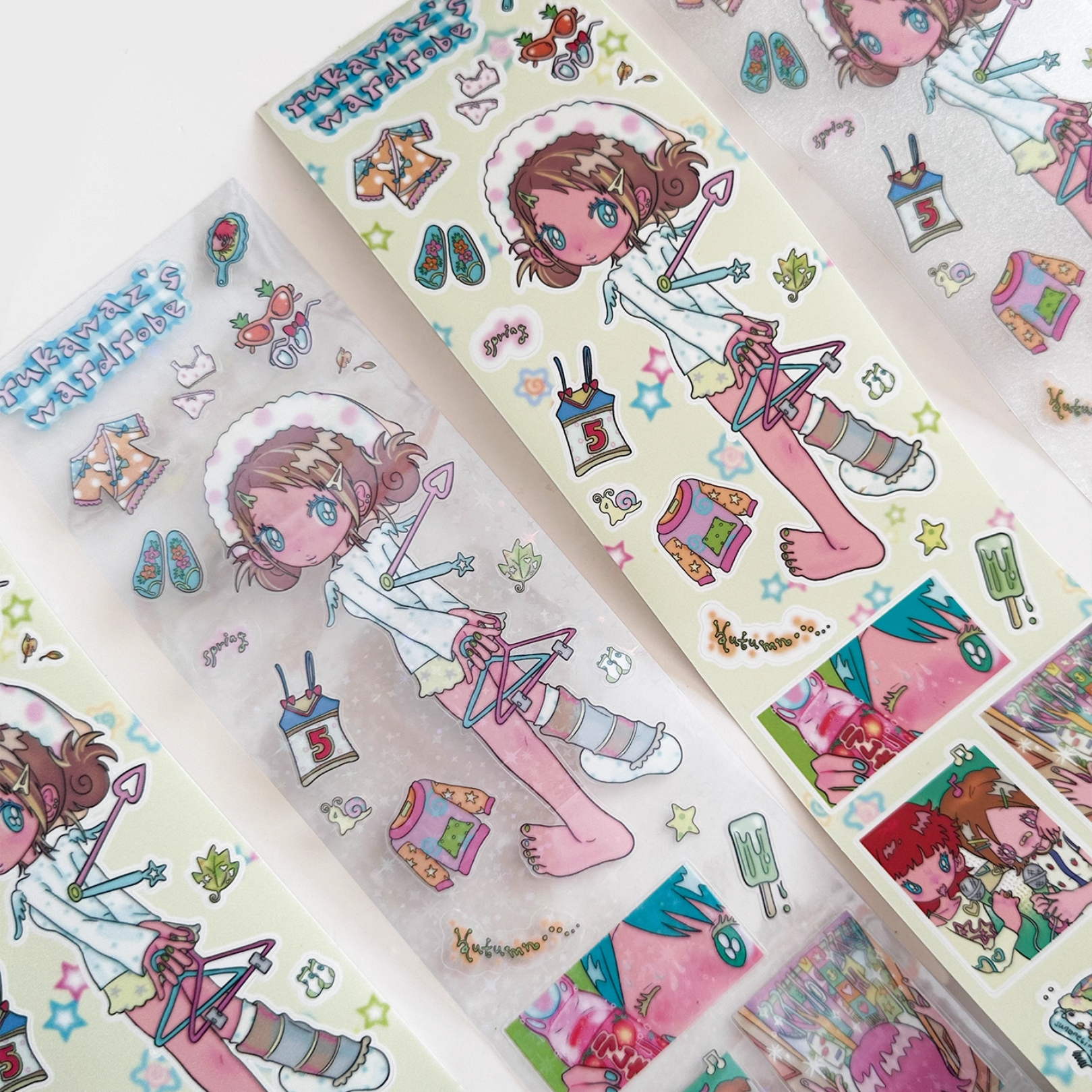 SUNONEBIRD X RUKAWAZ - FOUR SEASONS STICKER ROLL