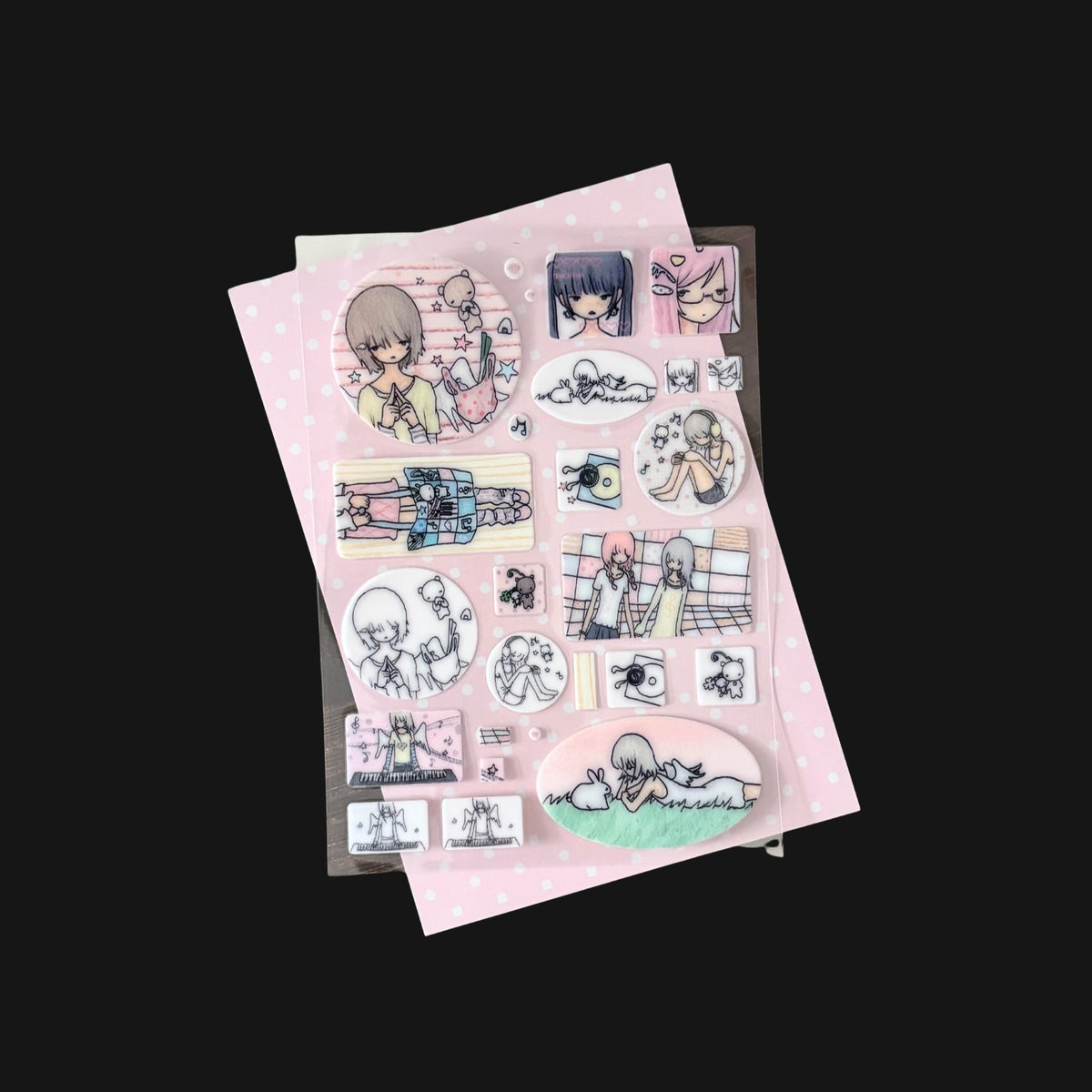 RIASE A MOON - AT THE PARK TRANSFER STICKER SHEET