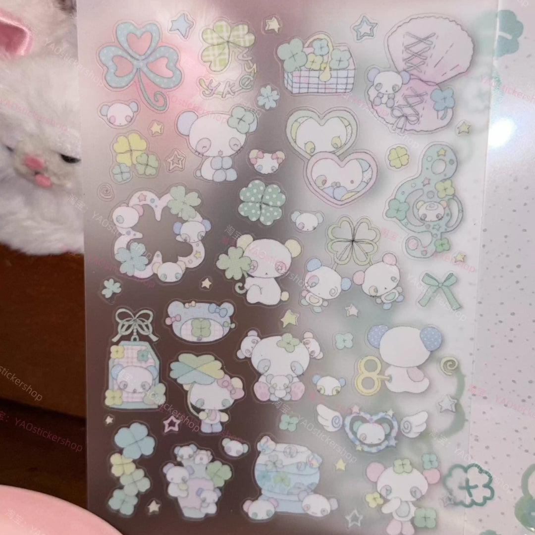 YAO - SOFT PANDA STICKER SHEET