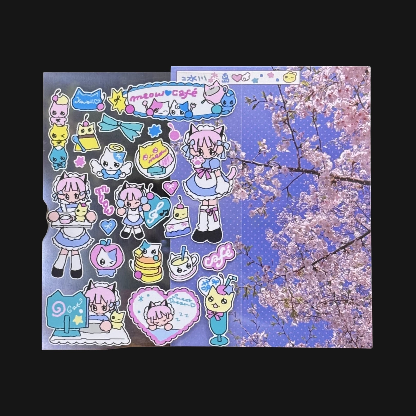 CREAMHONEY - BUNNY STATIONERY SHOP STICKER SHEET