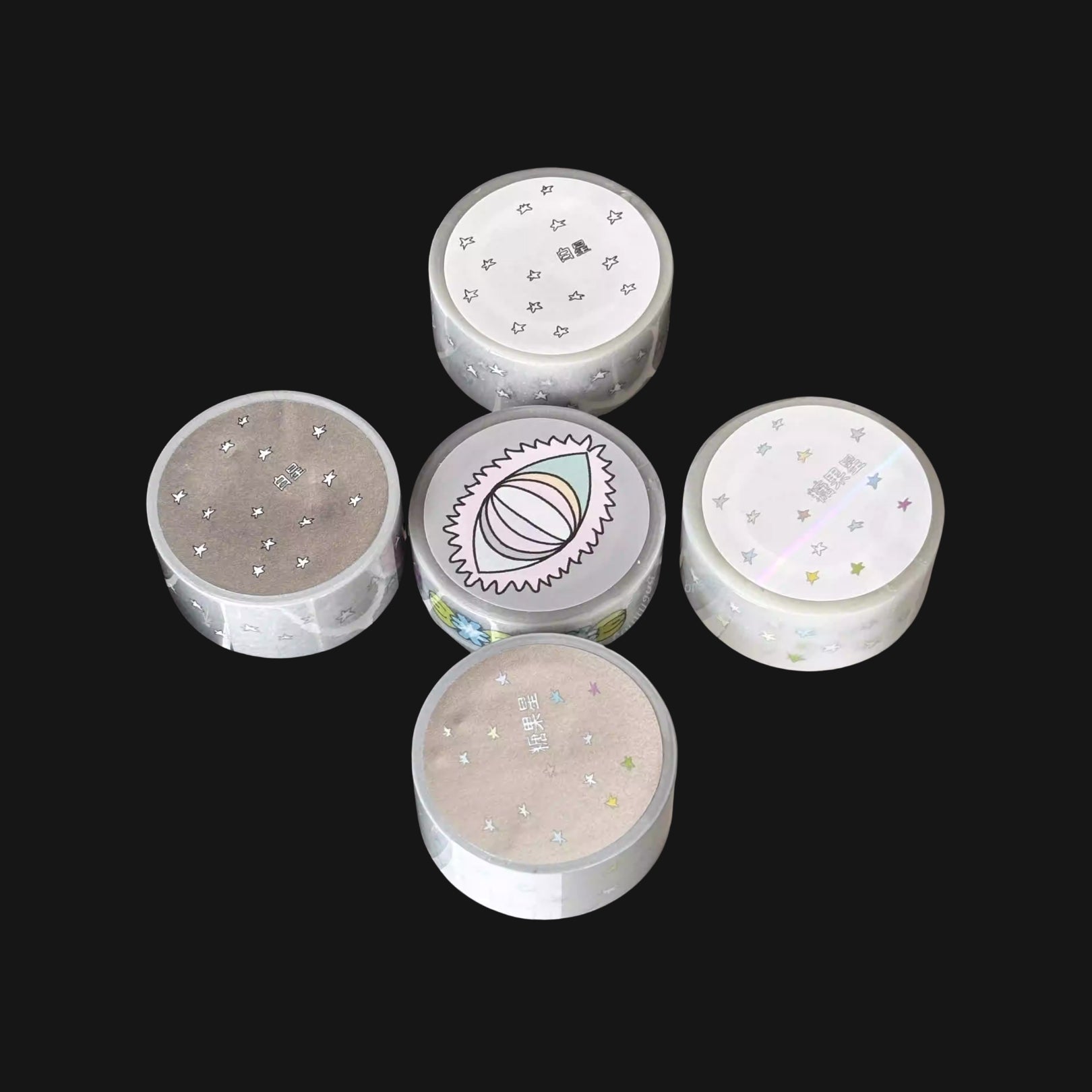 NEMOSISSY - CANDY STAR STICKER ROLLS