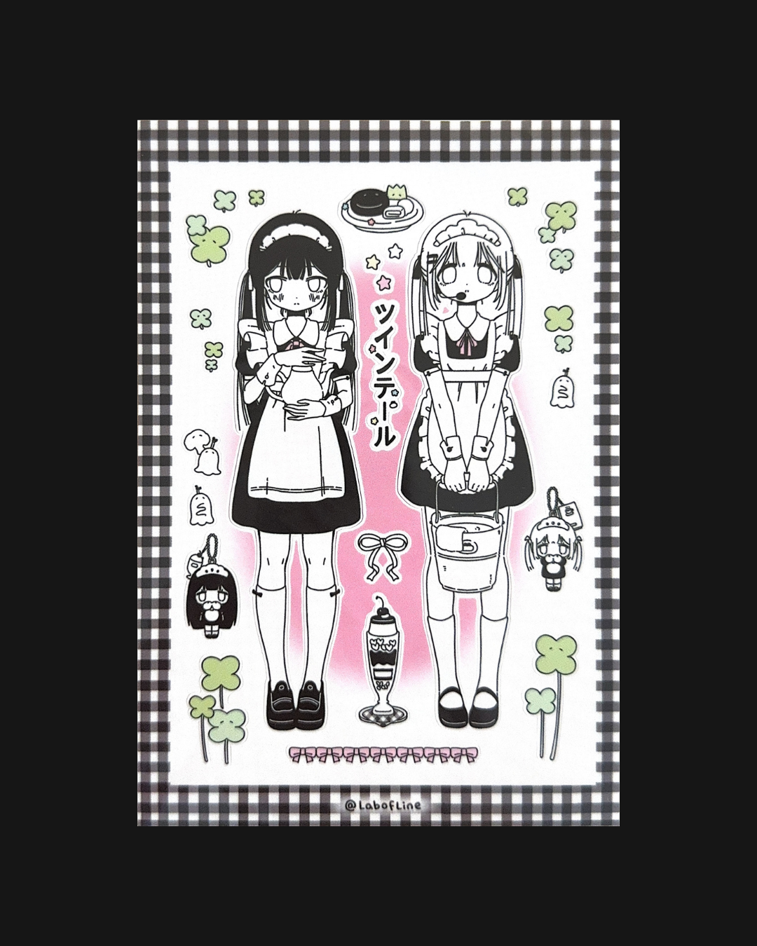Lab of Line - Radio Wave Maid Sticker Sheet