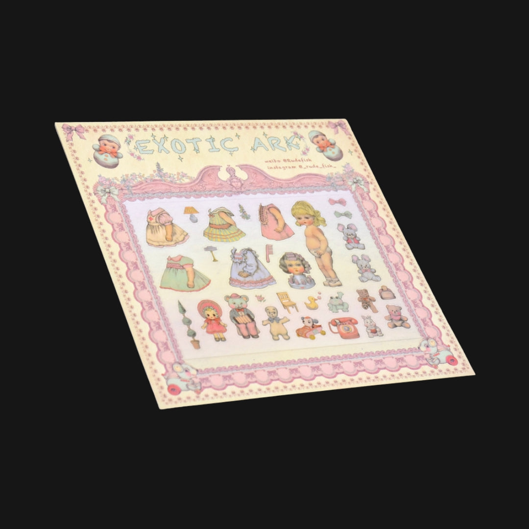 RUDEFISH - EXOTIC ARK STICKER SHEET