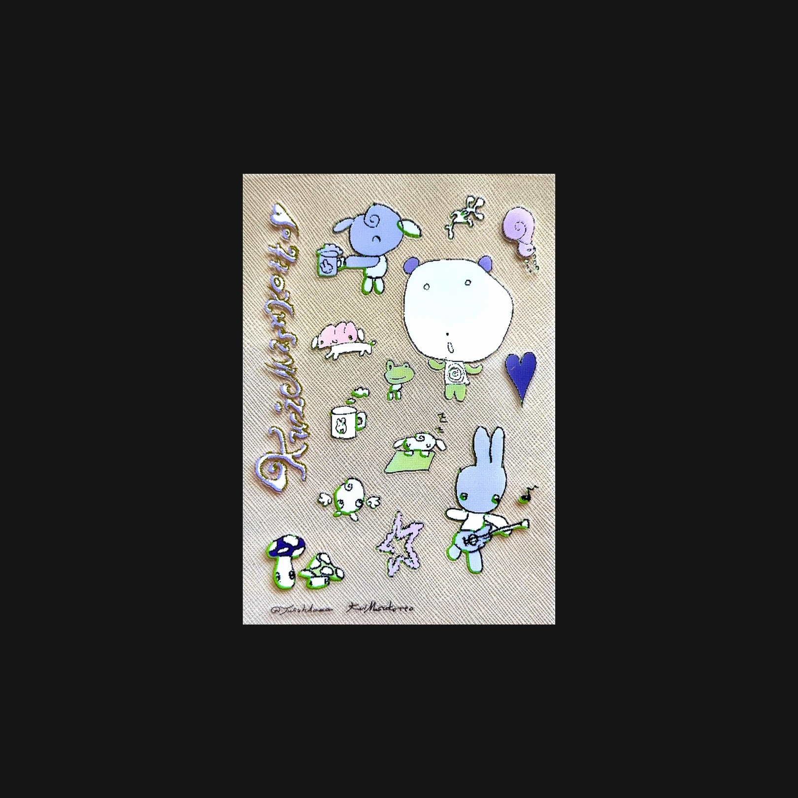 TuizhAaaa - Kwi Masukotto Sticker Sheet