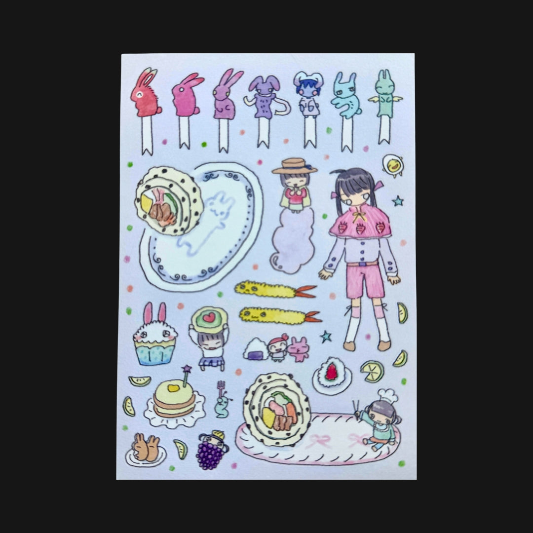 KAOLATREE - TEMPURA STICKER SHEET