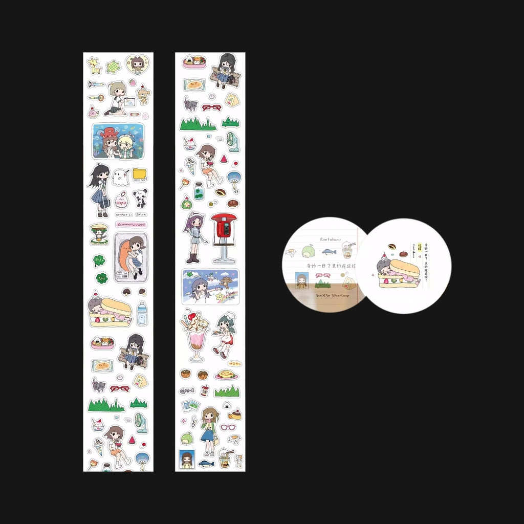 RUN TO HARU - MAGICAL DAY STICKER ROLL