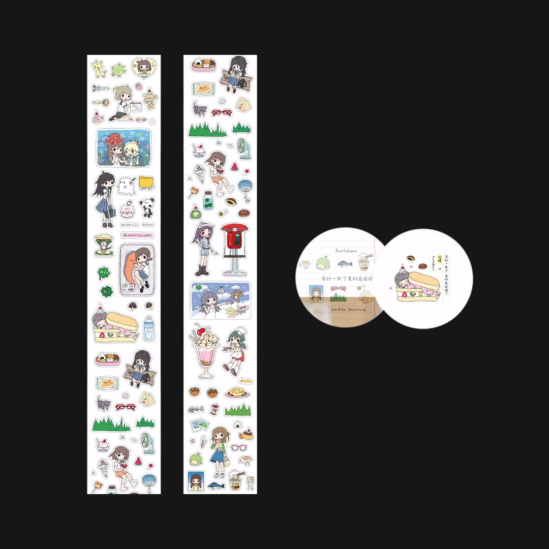 RUN TO HARU - MAGICAL DAY STICKER ROLL