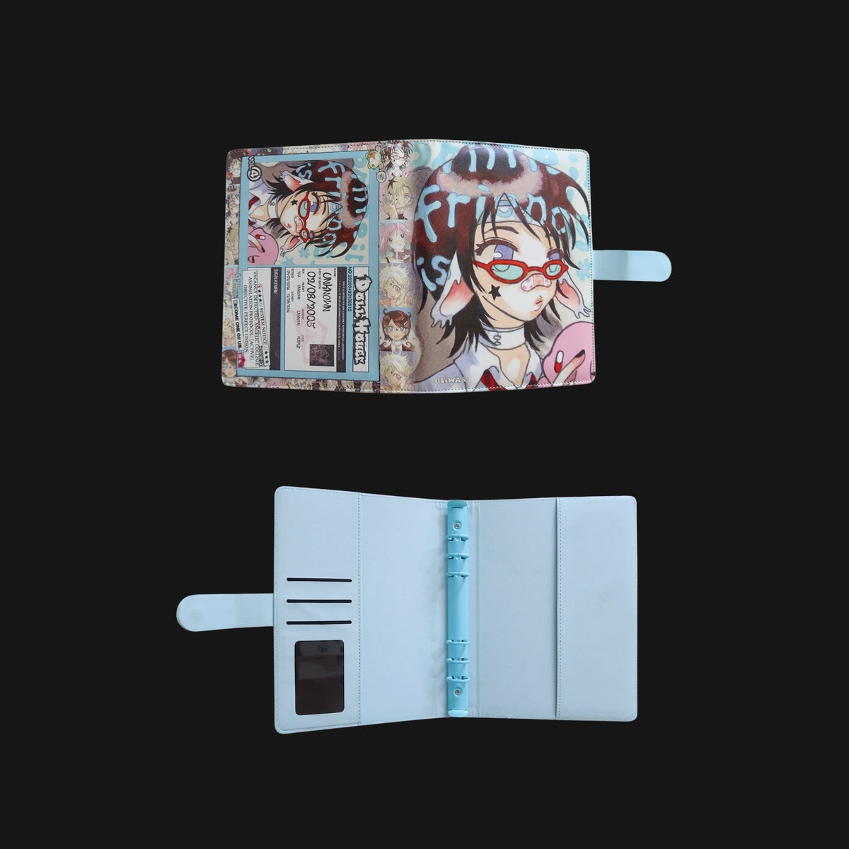 OLIWA X RUKAWAZ - DOLL HOUSE A5 LEATHER BINDER
