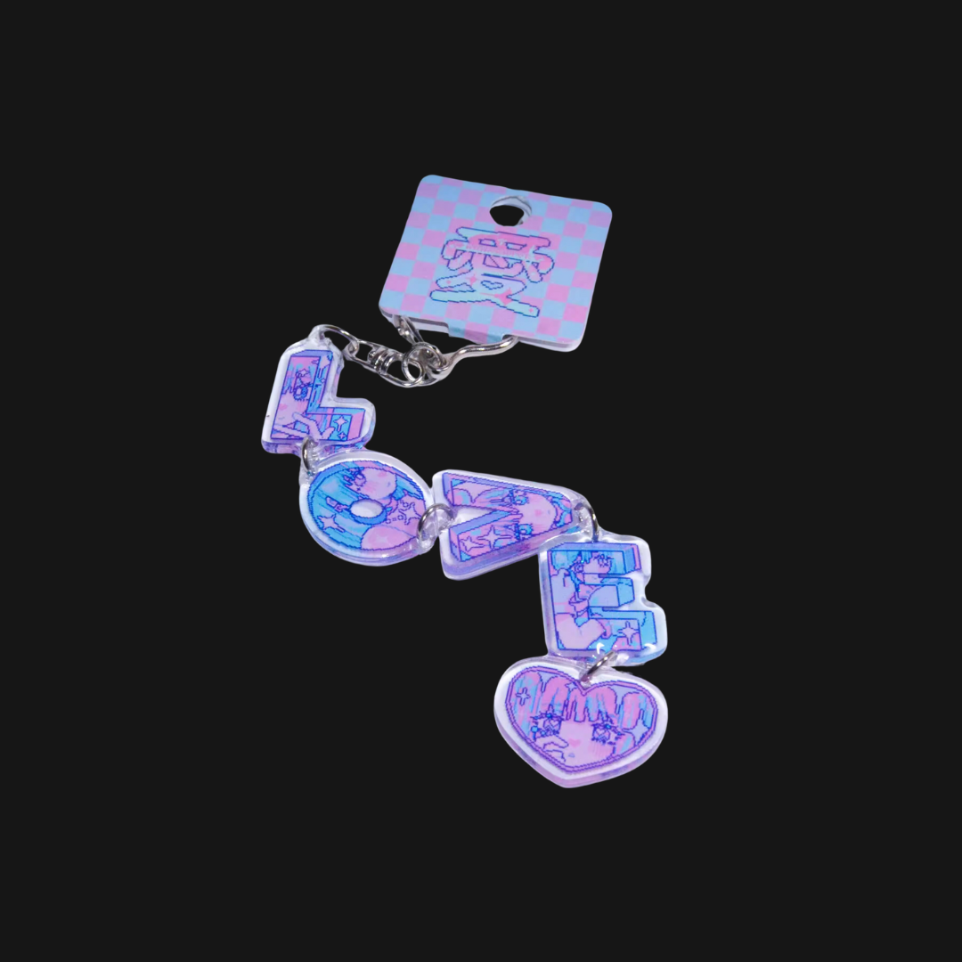 ANARRATOR - LOVE Double Sided Keychain