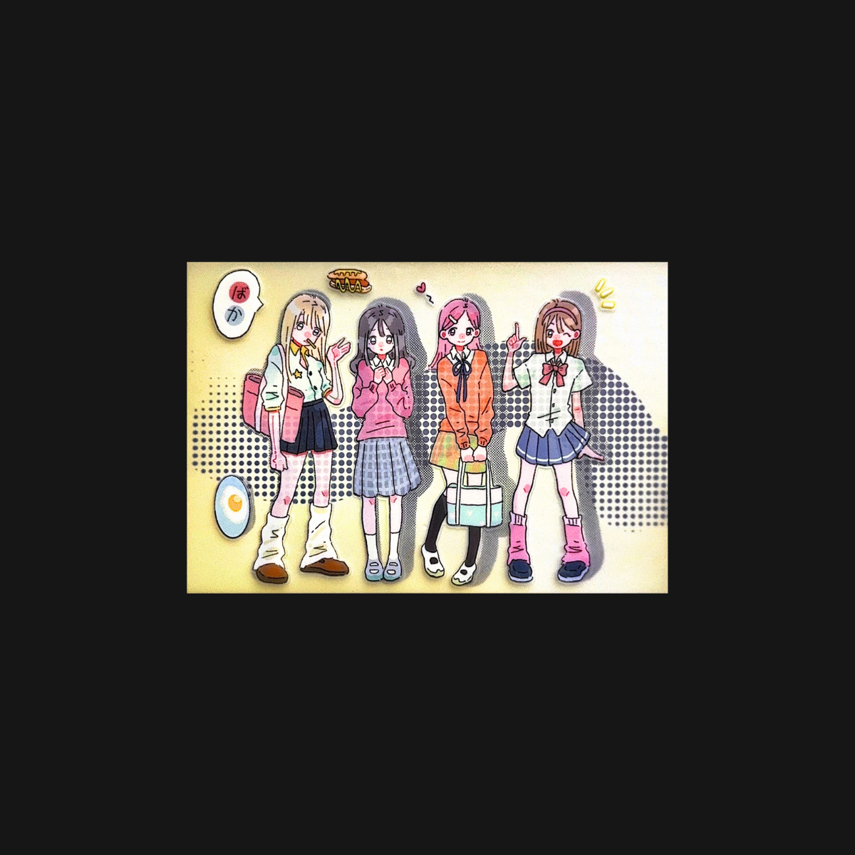 YAO - High School Girls Sticker Sheet