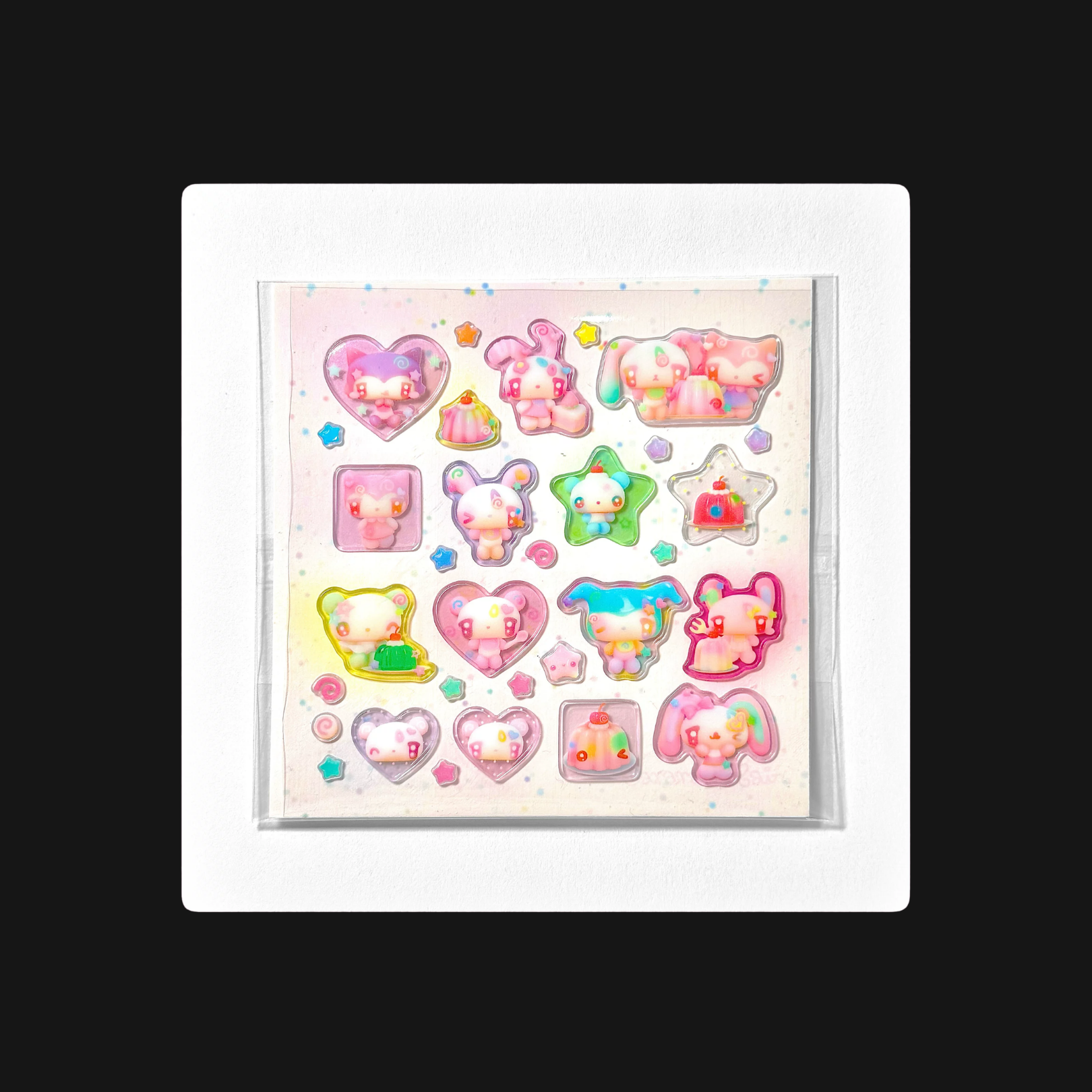 CARAMEL RAIN - JELLY JELLY STICKER SHEET