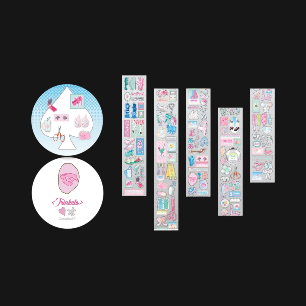COCO TOOTH - TRINKETS STICKER ROLL