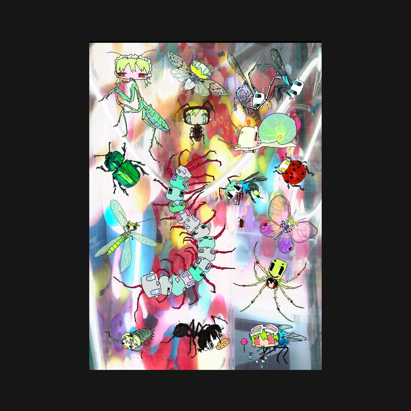 7.45 - BUG ATTACK STICKER SHEET