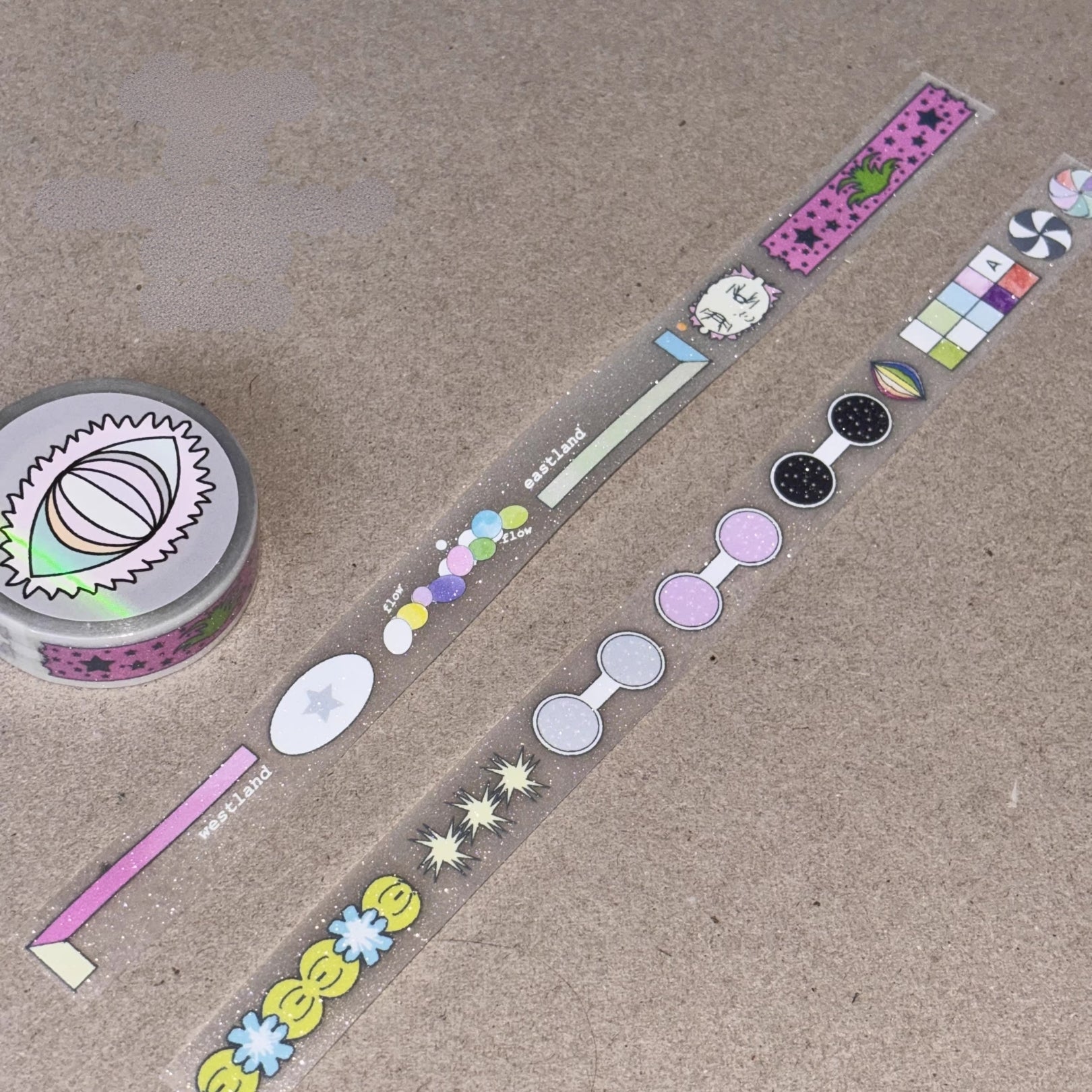 NEMOSISSY - CANDY STAR STICKER ROLLS