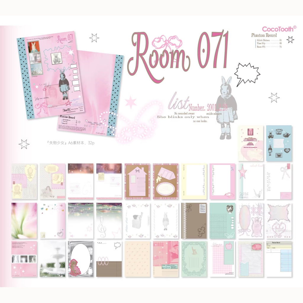 COCO TOOTH - LOST ITEMS A6 NOTEPAD