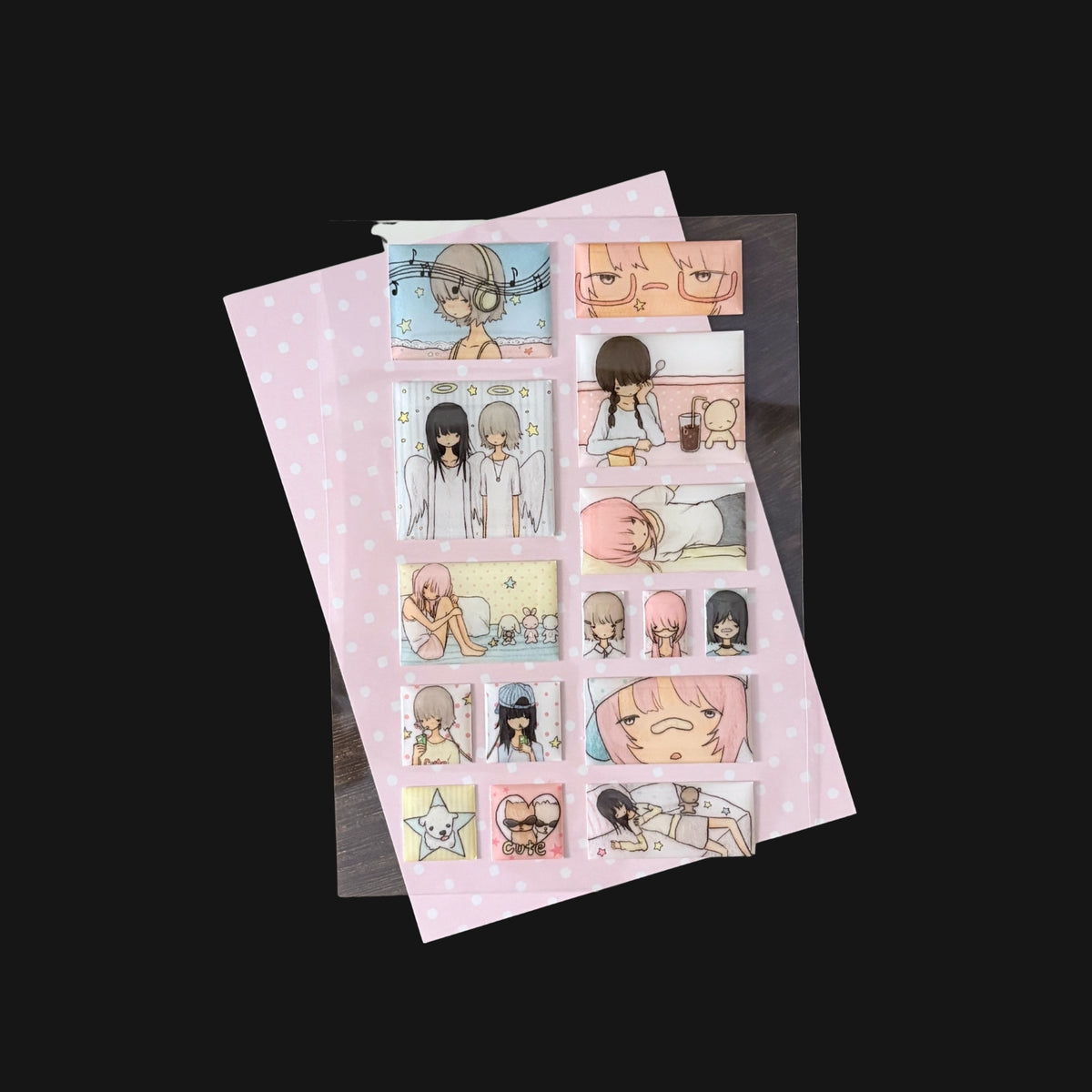 RIASE A MOON - LAZY WEEKEND EPOXY STICKER SHEET