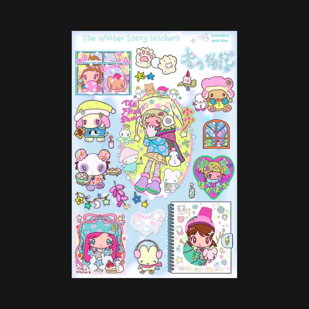Sunonebird x Accio - The Winter Story Sticker Sheet
