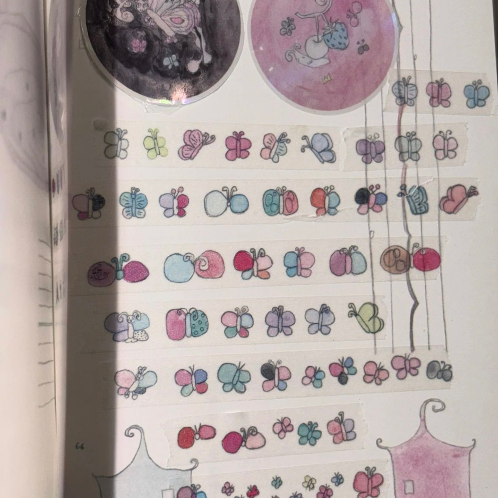 LAZY VENUS SYNDROME - ROSE THIEF WASHI TAPE STICKER ROLL
