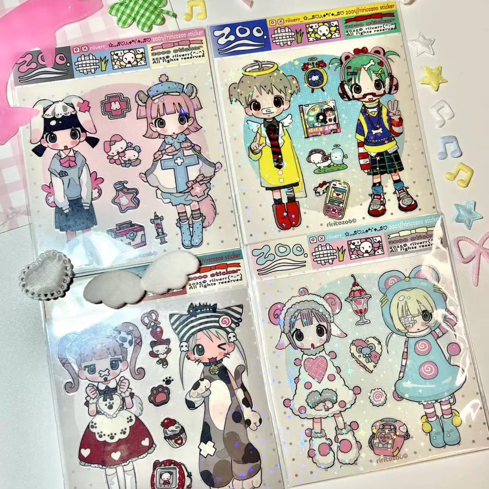 RIRICOZOO - ZOO SERIES STICKERS