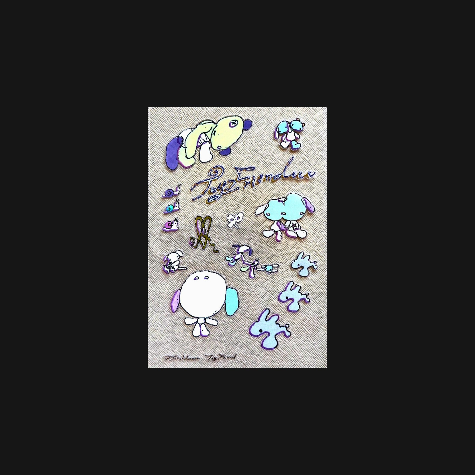 TuizhAaaa - Toy Friend Sticker Sheet