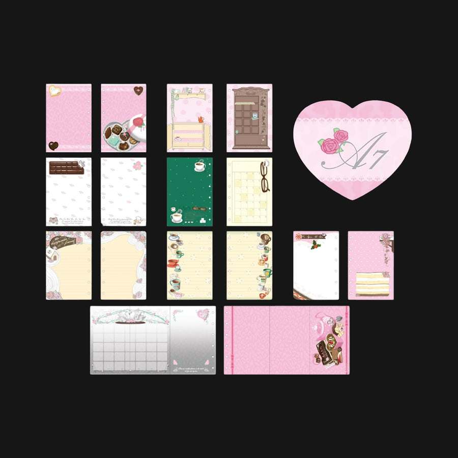 FOREST NOTE - TEA TIME WITH HER A7 INSERT