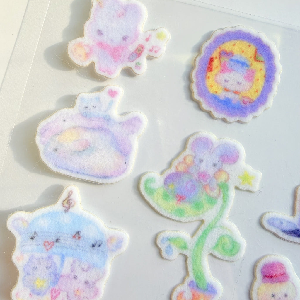 PLASTIC PECO - SOFT FRIENDS STICKER SHEET