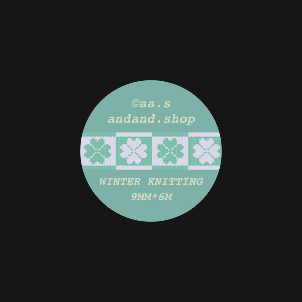 AndAnd. - Winter Sweater Sticker Roll