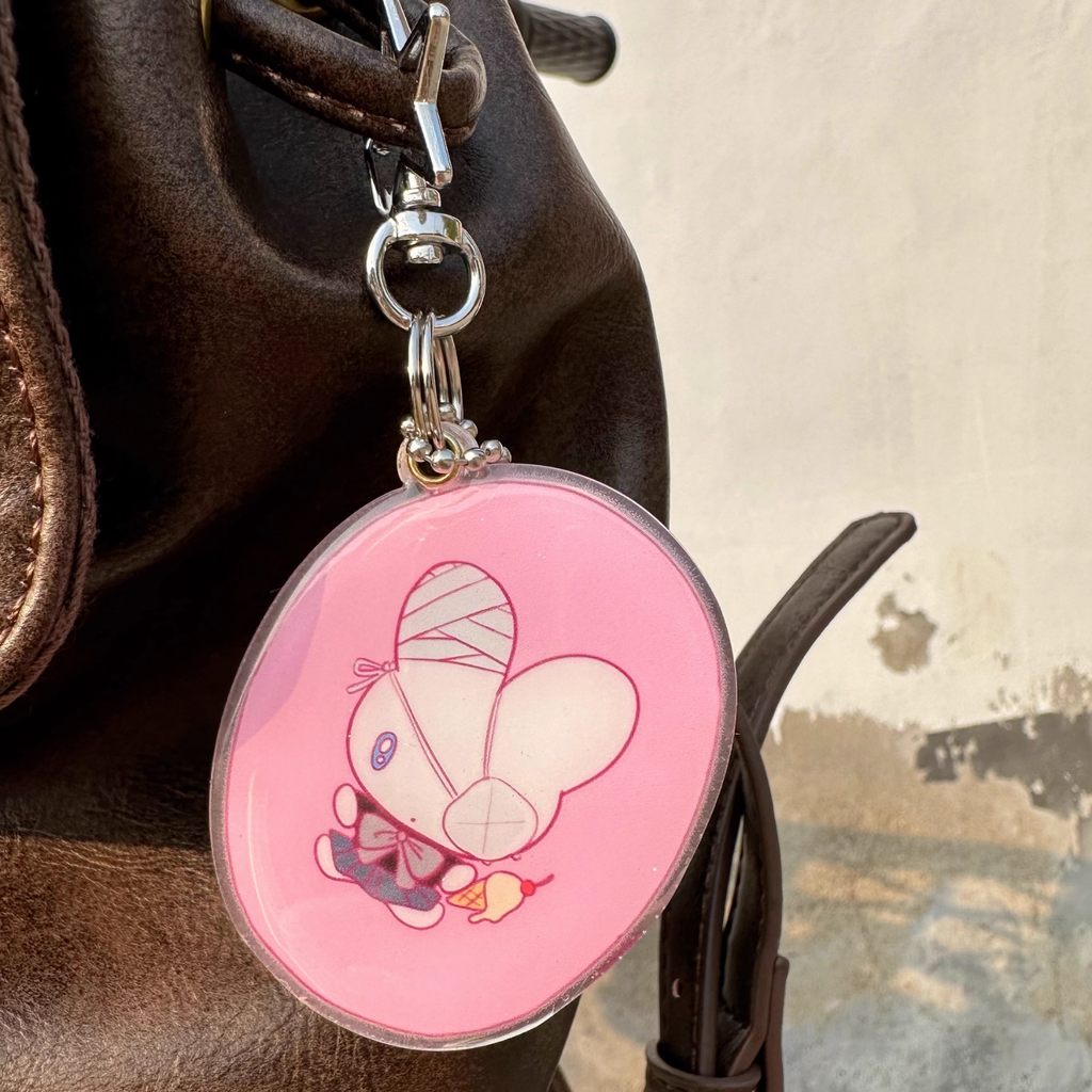 Sunonebird x ACCIO - Tamagotchi Double Sided Keychain