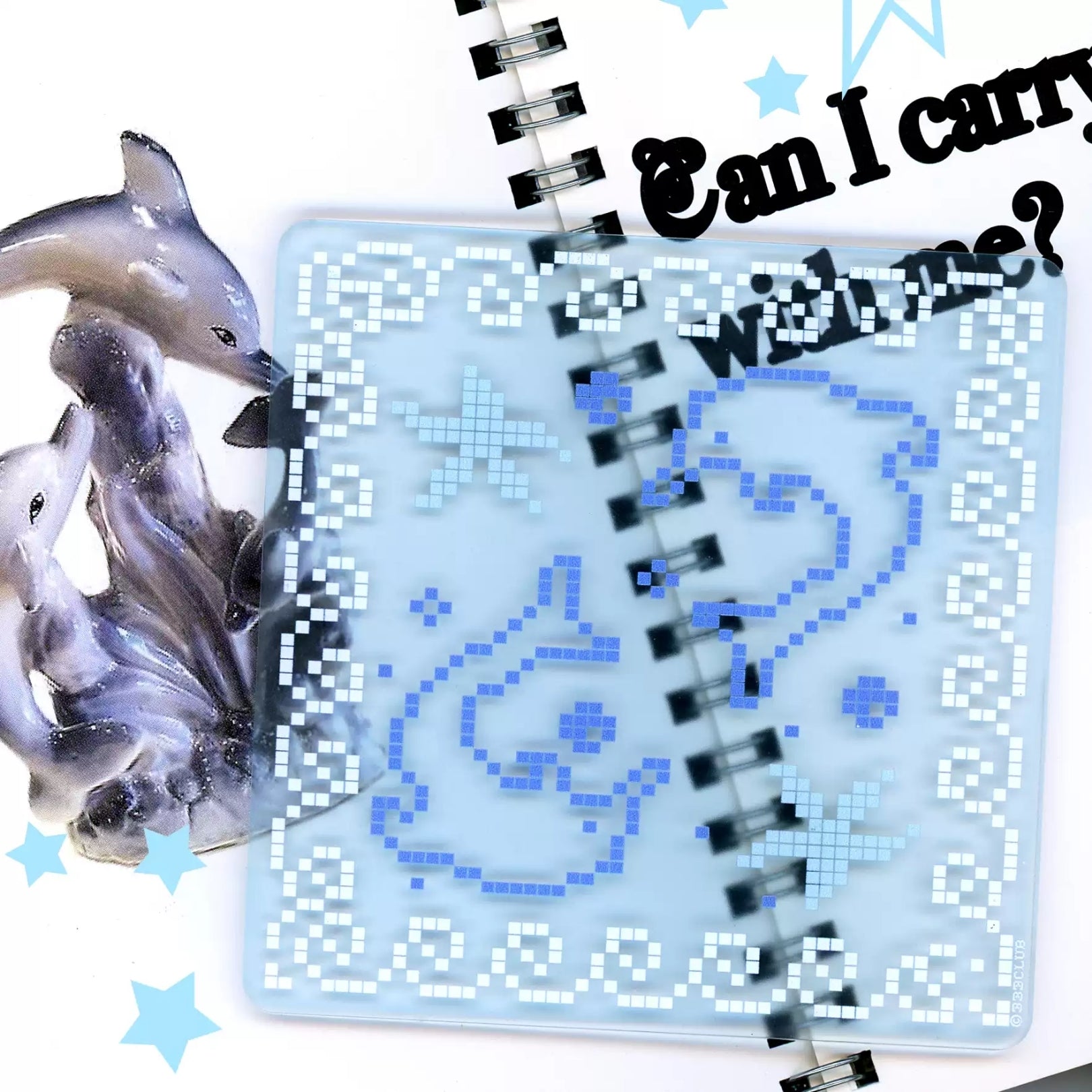 CONGMING - DOLPHIN BUBBLE ACRYLIC COASTER