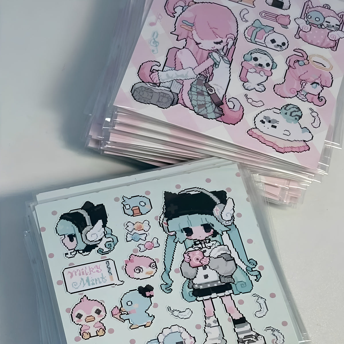 RIBBON HONEY - MILKY MINT STICKER SHEET SET