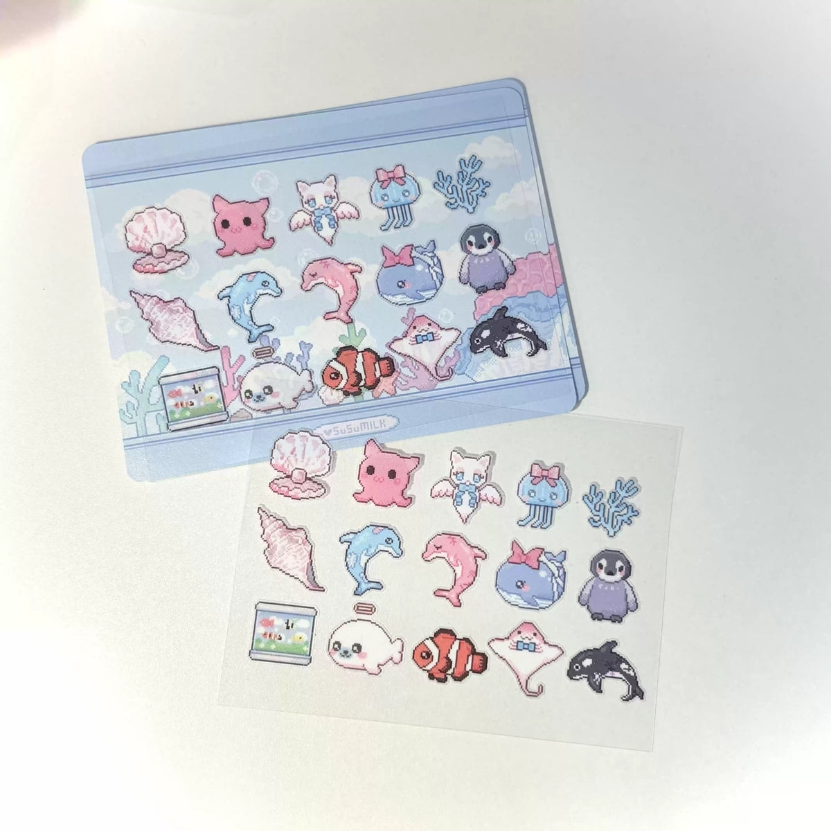 RIBBON HONEY - OCEAN AQUARIUM STICKER SHEET