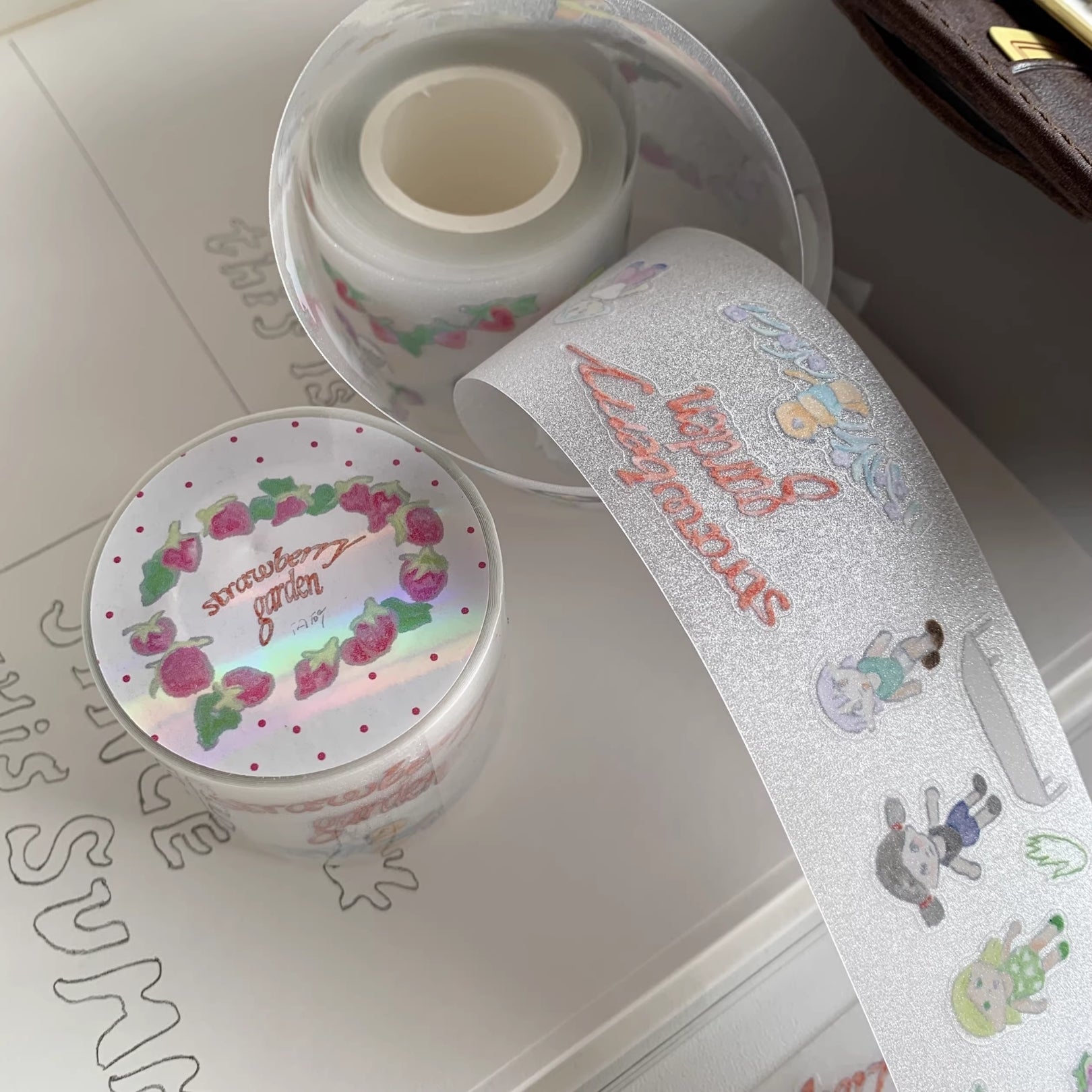 NEMOSISSY - STRAWBERRY GARDEN STICKER ROLL