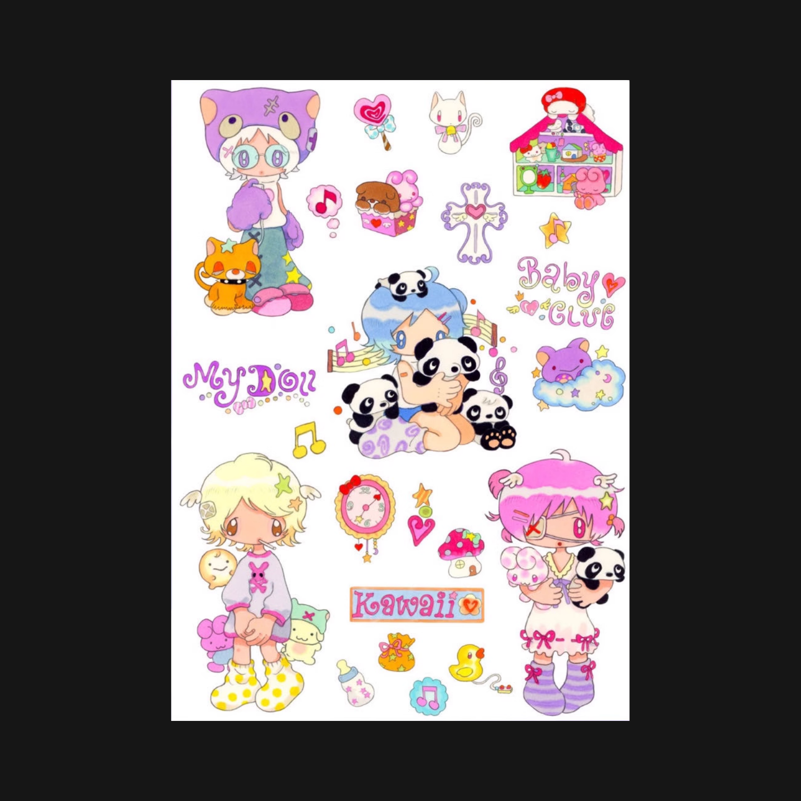 Oliwa x Accio - Baby Club Sticker Sheet
