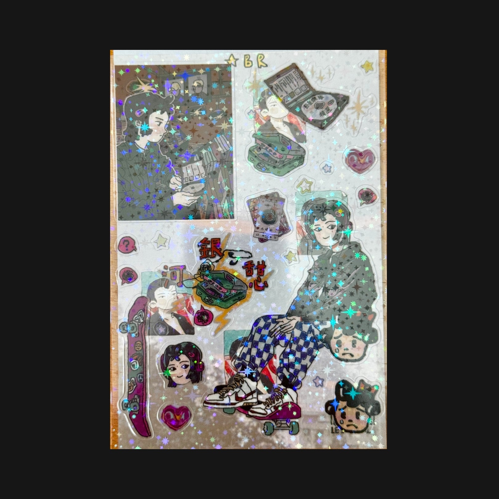 RUILIN ZHAO - GALAXY SWEETHEART STICKER SHEET