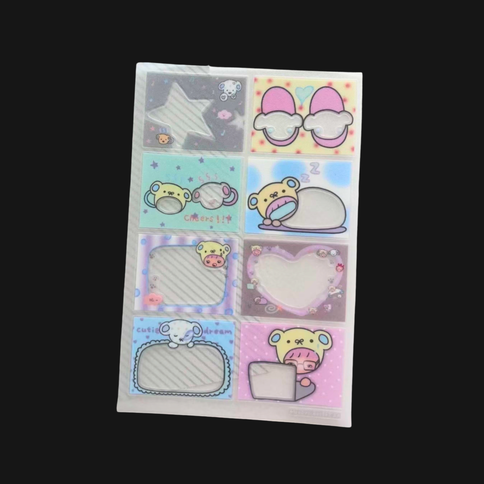 WACKKY Z - PHOTOBOOTH STICKER SHEET