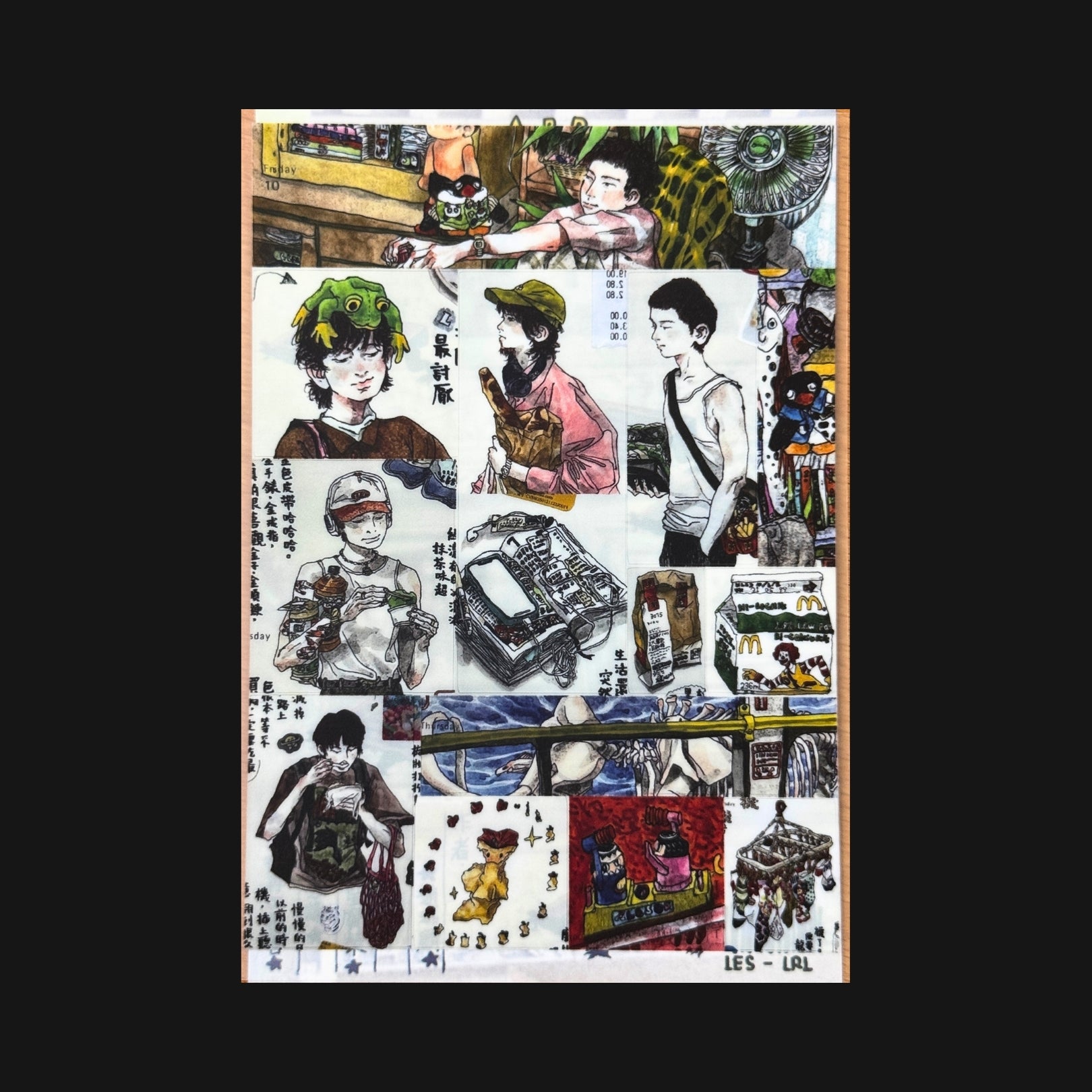 RUILIN ZHAO - THIS DAY STICKER SHEET