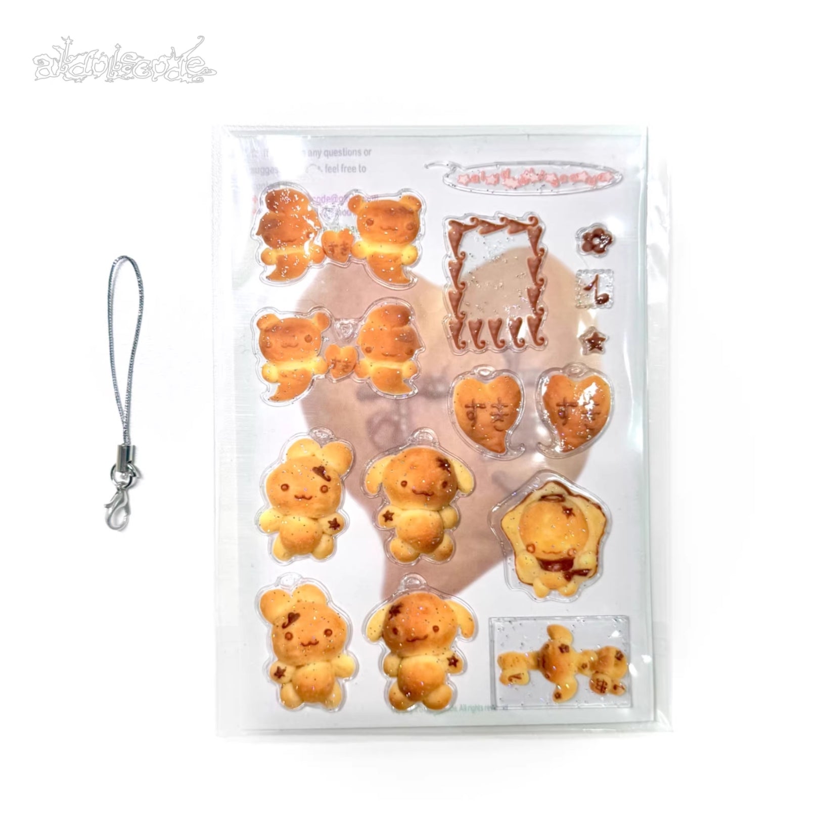 ALLDOLLSCODE - BAKED DOLLS PUFFY STICKER SHEET